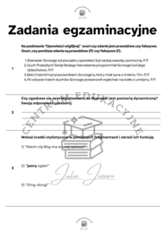 Opowieść Wigilijna- egzamin ósmoklasisty, materiały na zajęcia