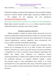 Dyktando korektorskie