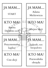Dziady cz.II- E8, materiały na zajęcia