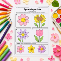 Symetria płatków