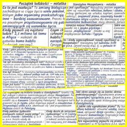 Pierwsi ludzie i najstarsze cywilizacje – komplet notatek