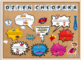 DZIEŃ CHŁOPAKA - gazetka, odznaki, krawaty