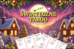 ŚWIĄTECZNA GRA TABOO - Boże Narodzenie, Mikołajki, Zima, Tabu