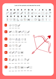 Valentine’s Day Activity Pack – karty pracy na Walentynki | Język angielski | SP 1–3  (wykreślanka, krzyzówka, liczenie i kolorowanie, labirynty, kodowanie i więcej!)