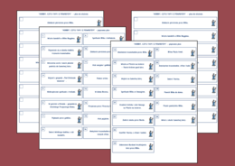 "HOBBIT, CZYLI TAM I Z POWROTEM" – plan wydarzeń – fiszki – 3 wersje – egzamin