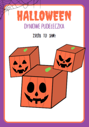 Halloweenowe pudełeczka – Zrób to sam! Idealne na lekcje dla młodszych uczniów! HALLOWEEN