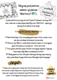 Wokół Historii - zestaw do gry planszowej