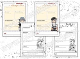 Lekcja wychowawcza. Zajęcia z wychowawcą. Język polski. Klasa 5,6,7,8. Opowiedz mi o... ulubionej książce, ulubionym filmie. Poznaj swoich uczniów. Sketchnotka/notatka graficzna. Karta pracy. Zadanie.