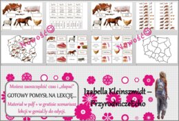 Pomysł na lekcję/karta pracy/stacje zadaniowe/notatki/ materiał do lekcji do tematu „Produkcja zwierzęca” w pdf. W gratisie niekomercyjny scenariusz lekcji/pomysł na lekcję w programie genial.ly do edycji. Geografia 7. Dział „Rolnictwo i przemysł Polski”