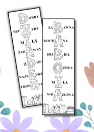 Zakładki do książek dla babci i dziadka