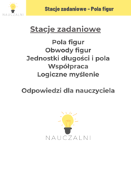 Stacje zadaniowe Pola figur klasy 5 - 6