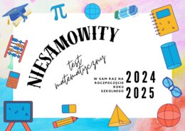 Niesamowity test matematyczny (na rozpoczęcie roku szkolnego) - na każdym poziomie edukacyjnym :)