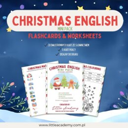 Christmas mini pack – FLASHCARDS & ĆWICZENIA zadania świąteczne