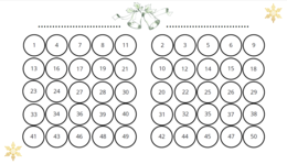 Opowieść wigilijna - BINGO POWTÓRKOWE
