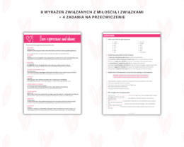 Valentine's Voyage - worksheet on history and love - Karta pracy z angielskiego na Walentynki dla poziomu średniozaawansowanego, Luperkalia, historia Walentynek i ich komercjalizacja, 9 zwrotów dotyczących miłości i związków, ćwiczenia umiejętności rozum