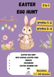 Easter Escape: Egg Hunt + kod wielkanocny | Gotowa lekcja (1–4)
