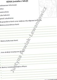 Kenia (notatka do uzupełnienia)