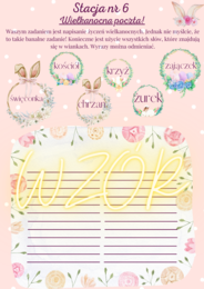 Wielkanoc. Wielkanocne stacje zadaniowe