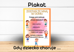 Plakat - Gdy dziecko choruje