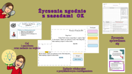 Życzenia w kl. IV-VI- karty pracy , ocenianie kształtujące