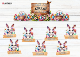 ŻYCZENIA WIELKANOCNE - KRÓLICZKI