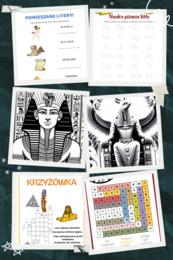 Zabawy i gry z Faraonem - Karty Pracy