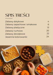Jesienne zabawy sensoryczne- e book