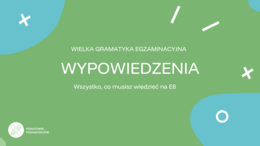Wielka gramatyka egzaminacyjna - wypowiedzenia