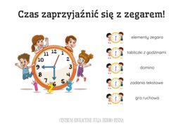 Nauka zegara- czas na edukacyjną podróż!