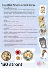 Kalendarz Adwentowy dla grupy przedszkolnej