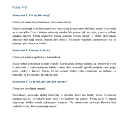 Awaryjne scenariusze zajęć na zastępstwa, lekcje z wychowawcą.