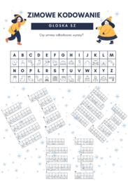 Logopedia -  zimowe kodowanie głoska sz