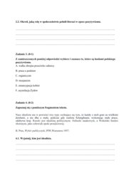 📃Test historycznoliteracki – język polski – matura  Pozytywizm