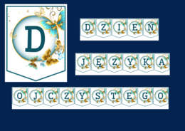 DZIEŃ JĘZYKA OJCZYSTEGO – biblioteka – GIRLANDA - gazetka– wersja 3