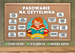 Gazetka szkolna - PASOWANIE NA CZYTELNIKA