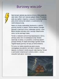 Krótkie opowiadania o pogodzie