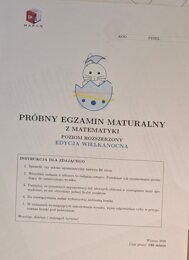 Wielkanocna Próbna Matura: Matematyka Rozszerzona (Pakiet 2 Arkuszy + Rozwiązania)