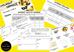 Ułamki zwykłe i dziesiętne. Projekt matematyczny: zaplanuj imprezę. Nauczanie Oparte na Projektach (PBL) dla kl.5-8