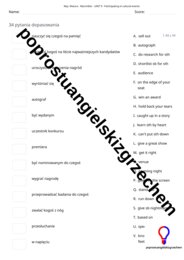 Repetytorium – Podręcznik do szkół ponadpodstawowych (Macmillan) – Unit 9 – testy