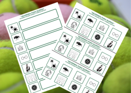 "AKADEMIA PANA KLEKSA" – ikonki – wklejki – karta pracy – lektury 4-6