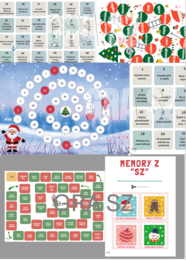 Świąteczne gry logopedyczne - głoska sz