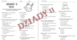 "Dziady II" - test znajomości lektury