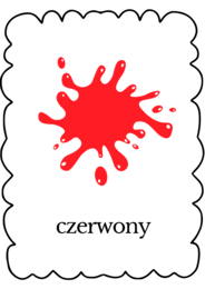 Kolory - karty edukacyjne dla najmłodszych