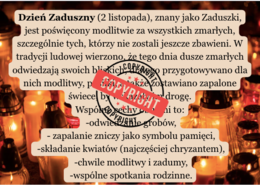 Pakiet gazetek na Święto Zmarłych| 3 plakaty 6 x A4| Idealny zestaw dla młodszych i starszych klas| 60 stron gotowych do druku