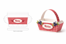 Wycinanka. Koszyk Róży