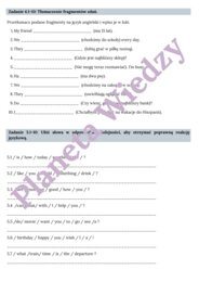 REAKCJE JĘZYKOWE - Zbiór zadań do egzaminu ósmoklasisty z języka angielskiego. Poziom A2/A2+ - codzienne sytuacje, uzupełnianie dialogów, tłumaczenie, dopasowywanie pytań