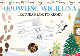 OPOWIEŚĆ WIGILIJNA: Krok po kroku - karta pracy do lektury