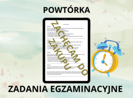 Powtórka przed egzaminem ósmoklasisty (interpunkcja, zdania złożone, rodzaje zdań, partykuła "nie") - E8 - język polski