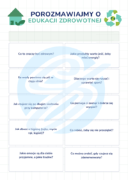 Edukacja zdrowotna – 30 pytań dla klas 4–8