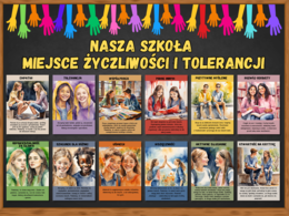 NASZA SZKOŁA - MIEJSCE ŻYCZLIWOŚCI I TOLERANCJI - gazetka szkolna